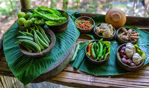 Fresh ingredients with bold flavours gathered from the jungle. Pic: Shutterstock